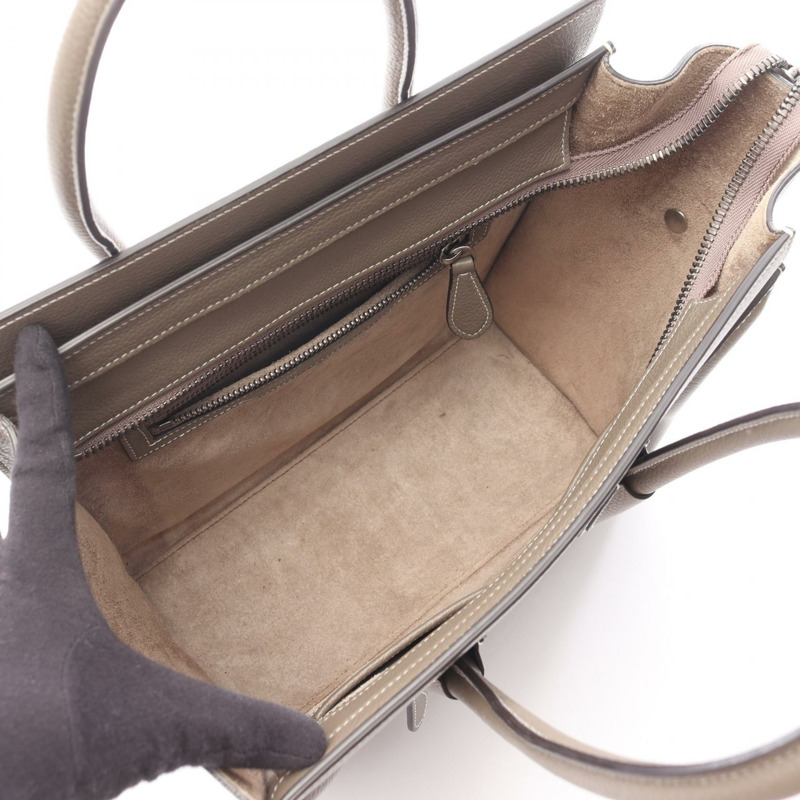CELINE Luggage 微型購物手提包 167793 皮革 其他 Gurege 二手 女士-2