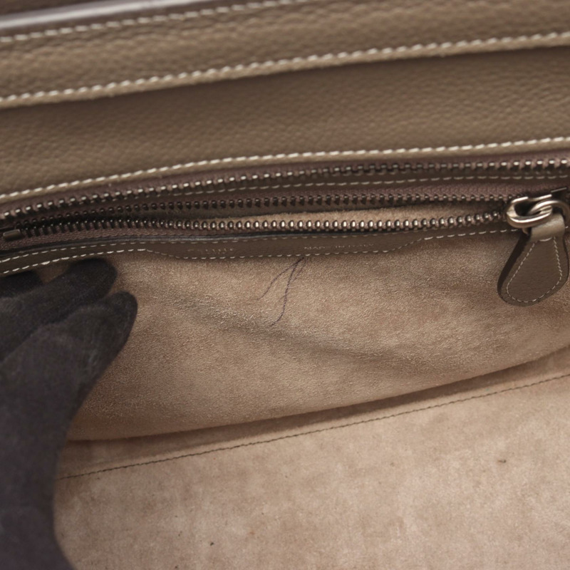 CELINE Luggage 微型購物手提包 167793 皮革 其他 Gurege 二手 女士-5