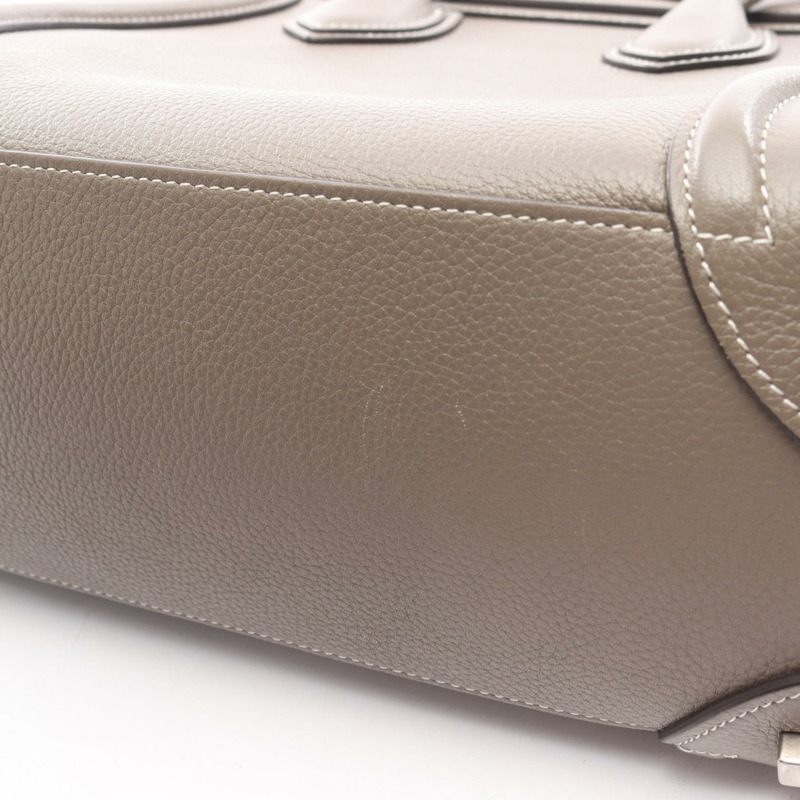 CELINE Luggage 微型購物手提包 167793 皮革 其他 Gurege 二手 女士-12