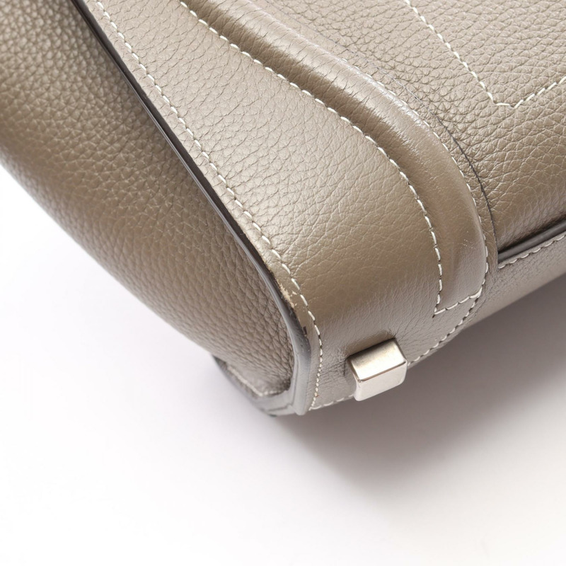 CELINE Luggage 微型購物手提包 167793 皮革 其他 Gurege 二手 女士-13