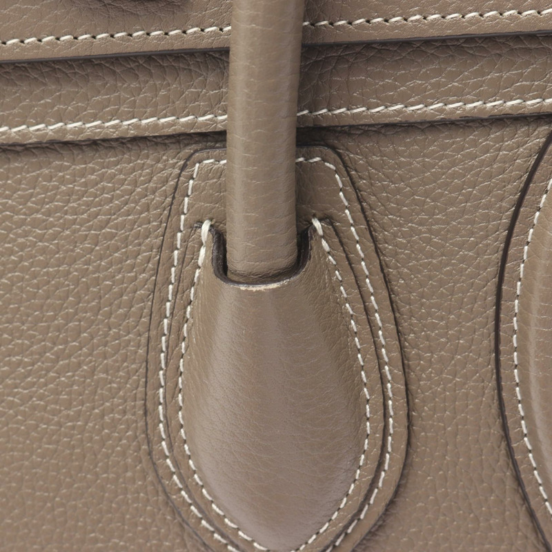 CELINE Luggage 微型購物手提包 167793 皮革 其他 Gurege 二手 女士-14