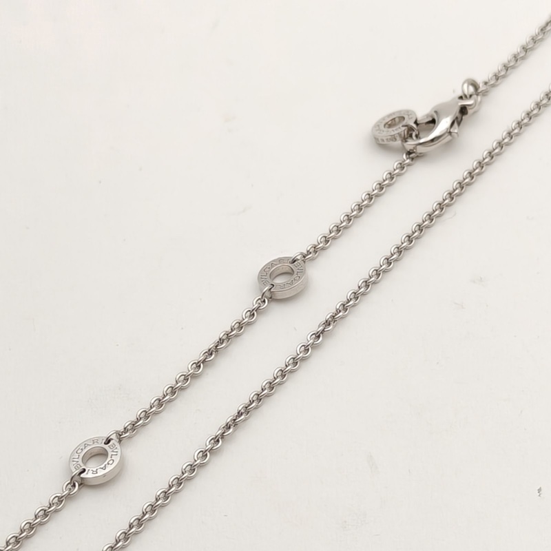 BVLGARI B.ZERO1大蠻腰項鏈滿鑽18K白金/鑽石-3
