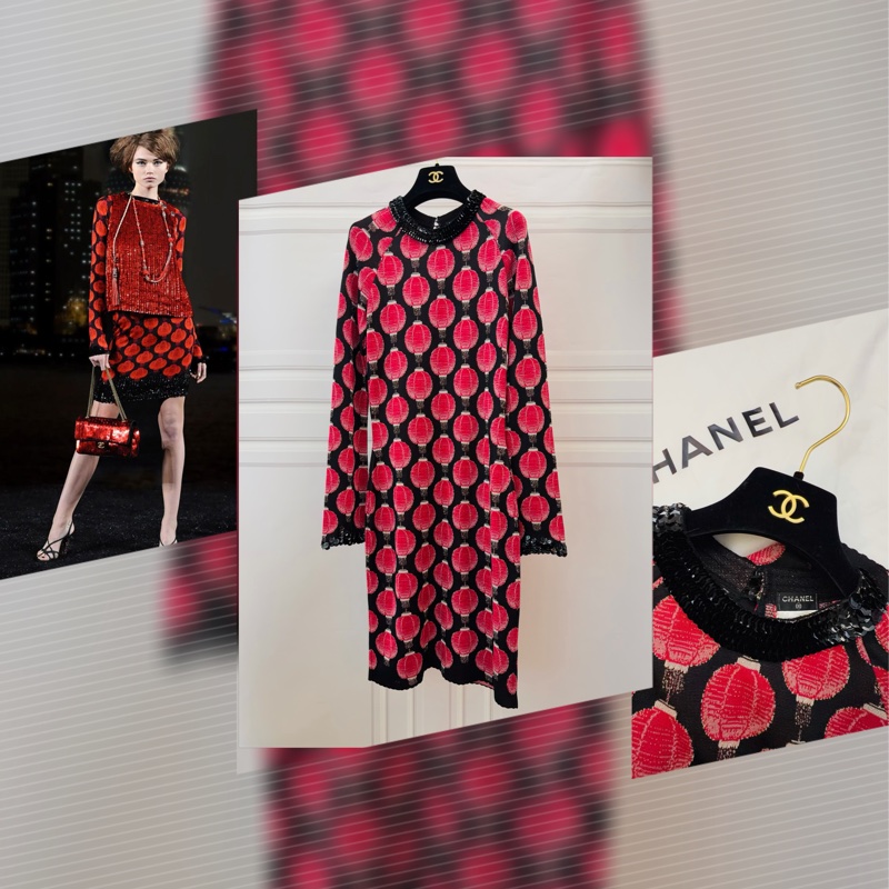 Chanel 亮片連衣裙-0