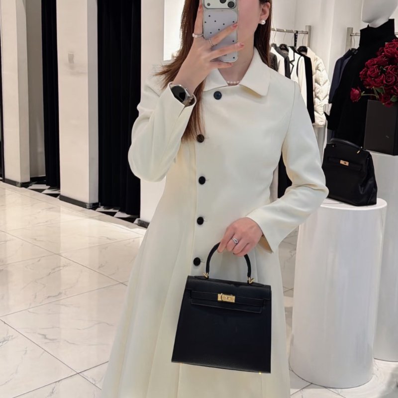 Hermes Kelly28 黑金 Epsom皮 99新-3