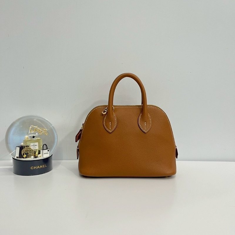 Hermes Mini bolide 金棕金 99新閒置商品 膠膜未撕 底釘膠膜在 包身超美-1