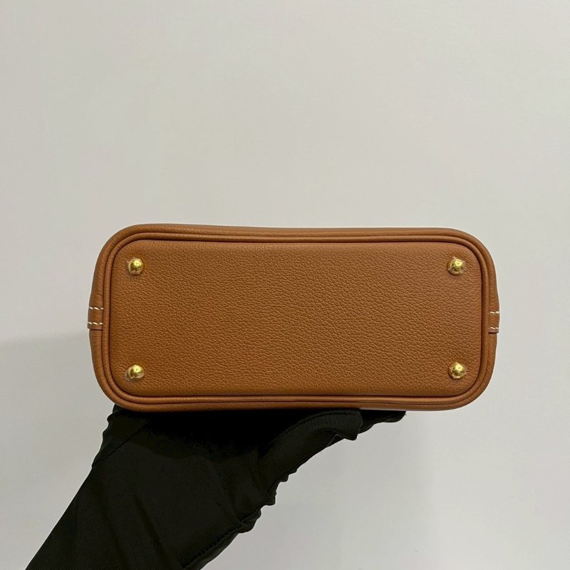 Hermes Mini bolide 金棕金 99新閒置商品 膠膜未撕 底釘膠膜在 包身超美-8