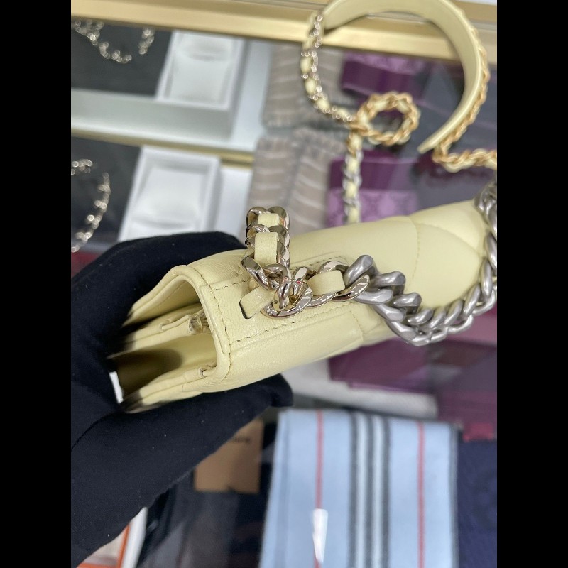 Chanel 19bag wallet on chain-14