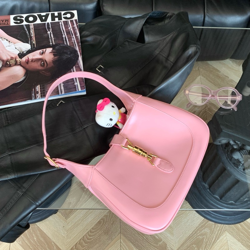 GUCCI/古馳 1961 粉金Jackie小號 27.5cm-3