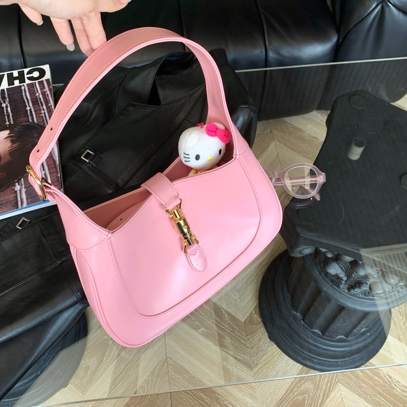 GUCCI/古馳 1961 粉金Jackie小號 27.5cm-4