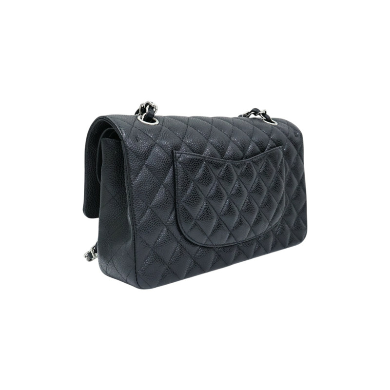 黑色牛皮 25 鍊帶 肩背包【CHANEL 香奈兒】 A01112-1