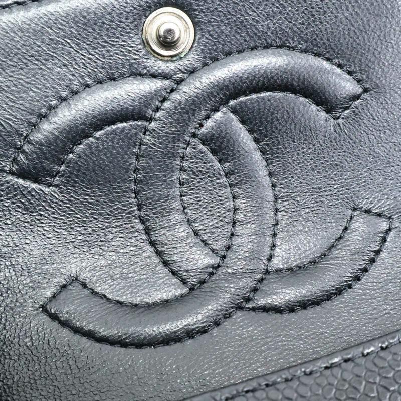 黑色牛皮 25 鍊帶 肩背包【CHANEL 香奈兒】 A01112-8