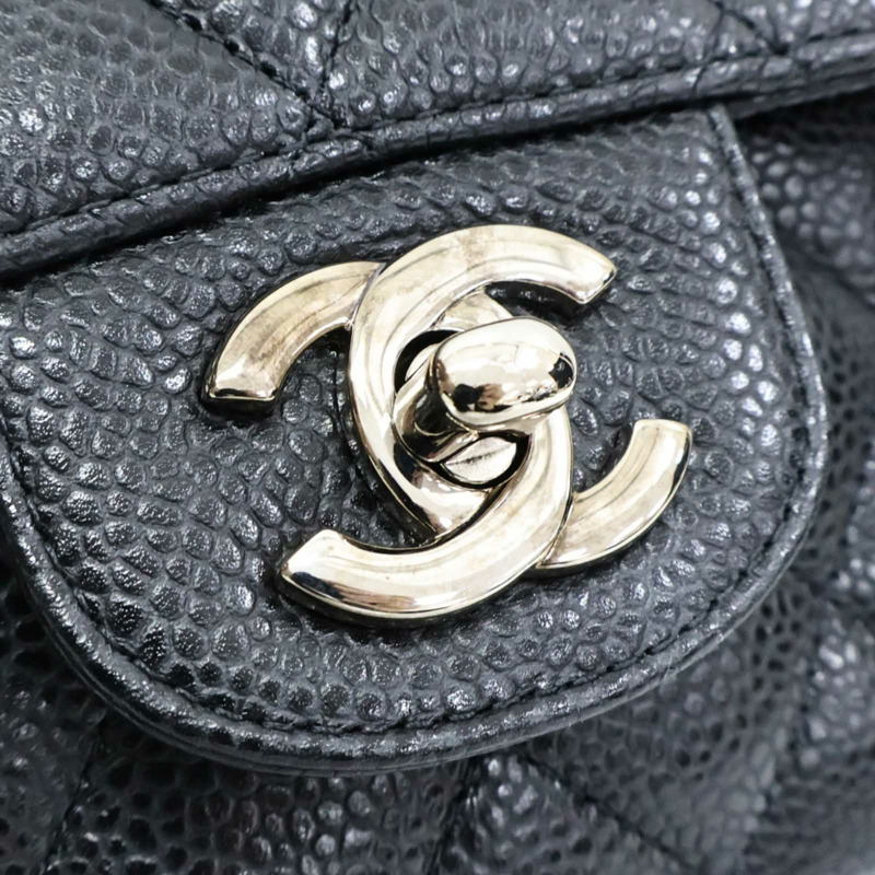 黑色牛皮 25 鍊帶 肩背包【CHANEL 香奈兒】 A01112-9