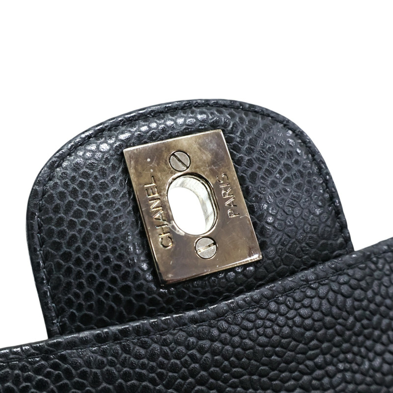 黑色牛皮 25 鍊帶 肩背包【CHANEL 香奈兒】 A01112-10