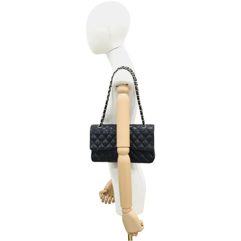 黑色牛皮 25 鍊帶 肩背包【CHANEL 香奈兒】 A01112-11