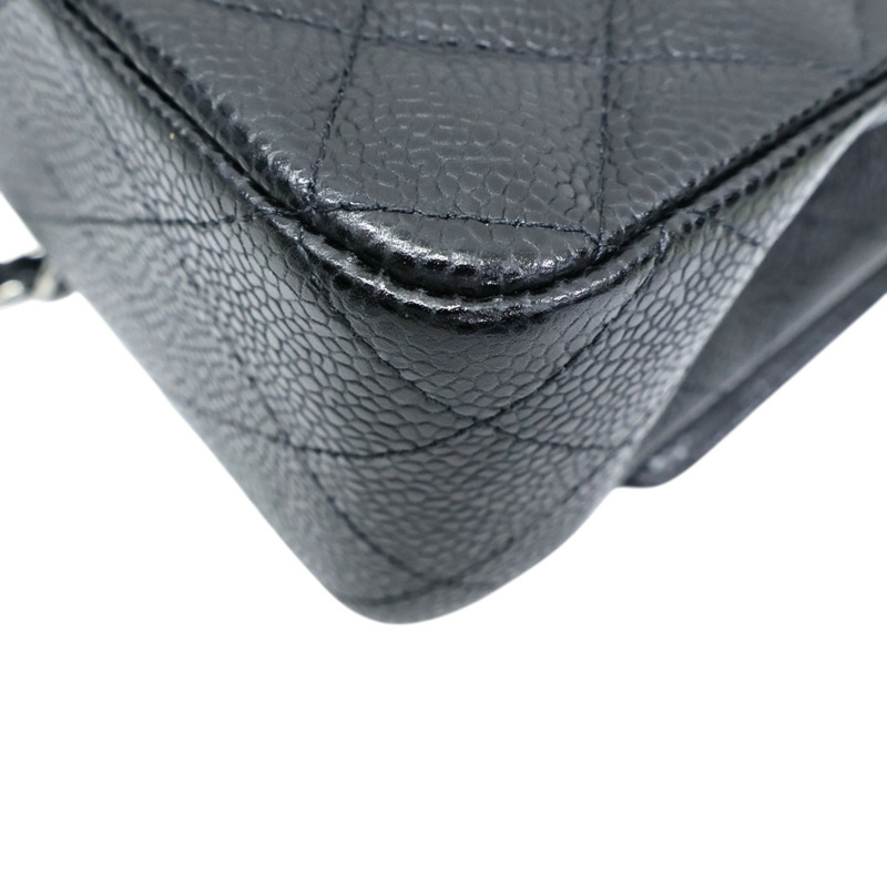 黑色牛皮 25 鍊帶 肩背包【CHANEL 香奈兒】 A01112-15