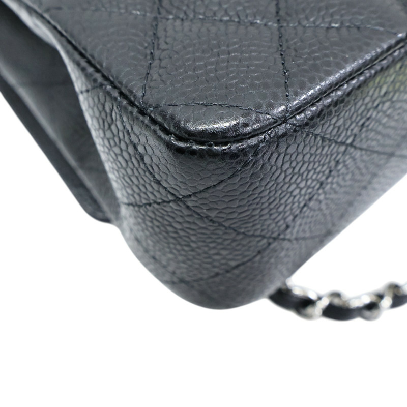 黑色牛皮 25 鍊帶 肩背包【CHANEL 香奈兒】 A01112-16