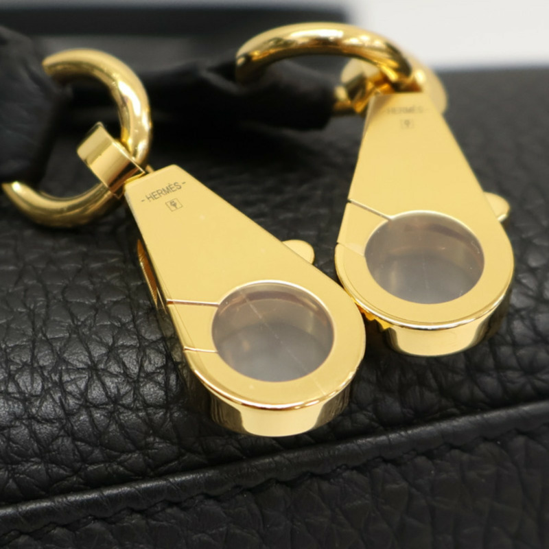 黑色 Togo牛皮 Kelly 28 凱莉包 兩用包 X刻 金扣【HERMES 愛馬仕】-11