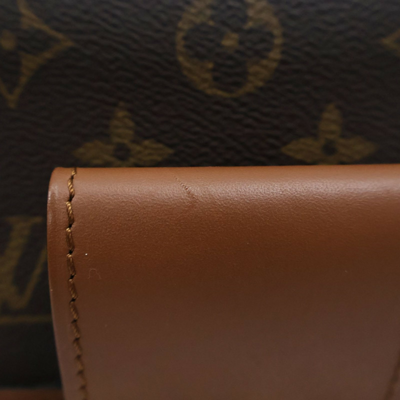 棕色 原花 帆布 Dauphine MM 肩背包【LOUIS VUITTON LV 路易威登】 M45958-11