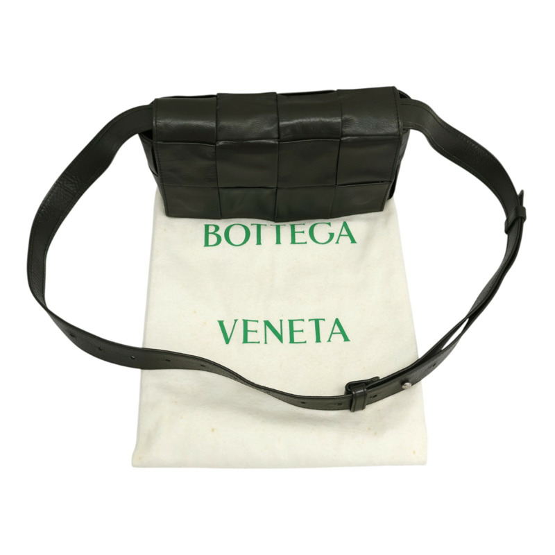 黑色 編織羊皮 Cassette 肩背包 651053【BOTTEGA VENETA BV 寶緹嘉】 651053-7