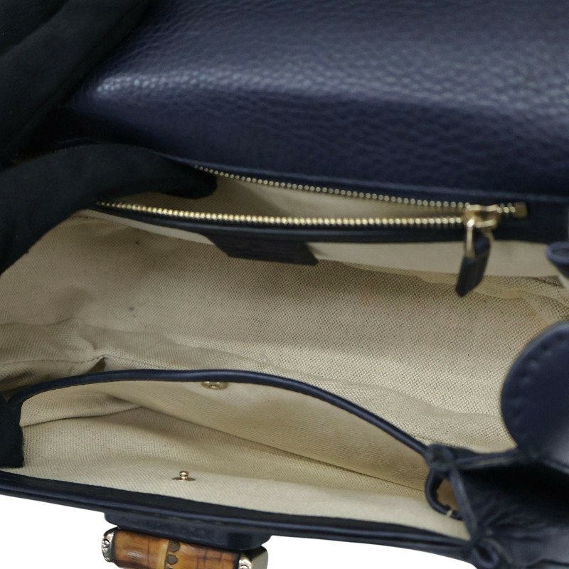 藍色 calf 牛皮 New Bamboo 兩用包【GUCCI 古馳】 254884-2