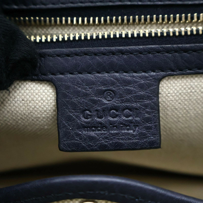 藍色 calf 牛皮 New Bamboo 兩用包【GUCCI 古馳】 254884-3