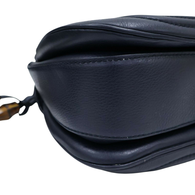 藍色 calf 牛皮 New Bamboo 兩用包【GUCCI 古馳】 254884-8
