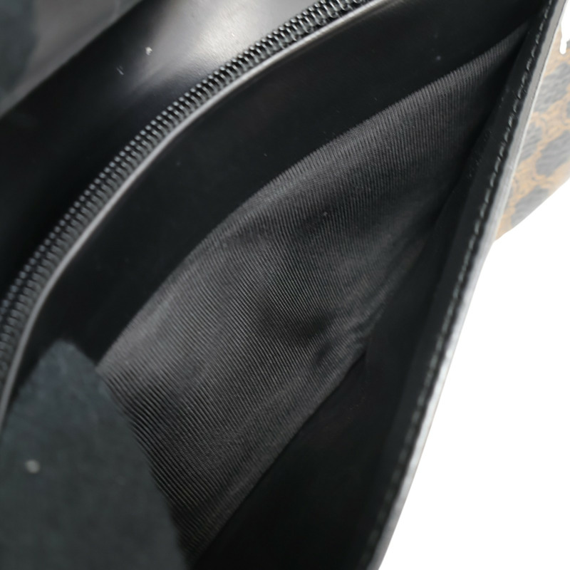 棕色 帆布 Vintage 雙折長夾 M/00/1【CELINE 賽琳】 M/00/1-4