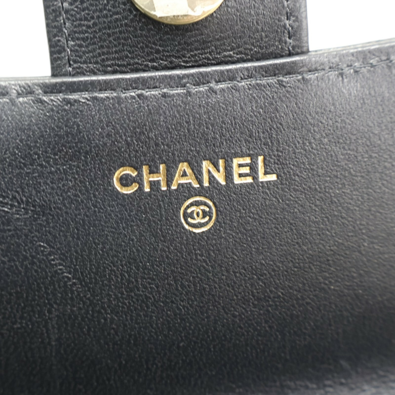 黑色羊皮 Top handle WOC 鍊帶 肩背包 AP3226【CHANEL 香奈兒】 AP3226-4