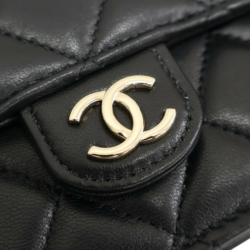 黑色羊皮 Top handle WOC 鍊帶 肩背包 AP3226【CHANEL 香奈兒】 AP3226-7