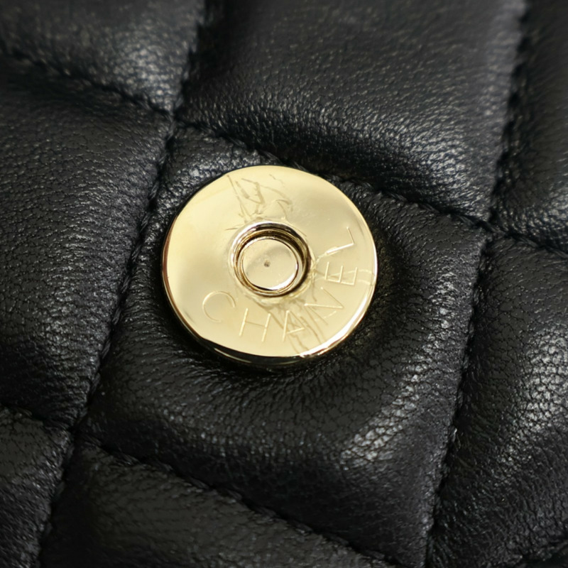 黑色羊皮 Top handle WOC 鍊帶 肩背包 AP3226【CHANEL 香奈兒】 AP3226-13