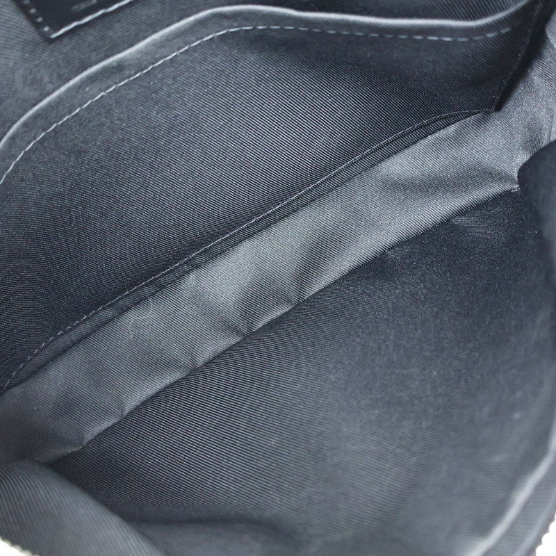 黑色 原花 PVC塗層帆布 Trio 郵差包 肩背包【LOUIS VUITTON LV 路易威登】 M69443-2