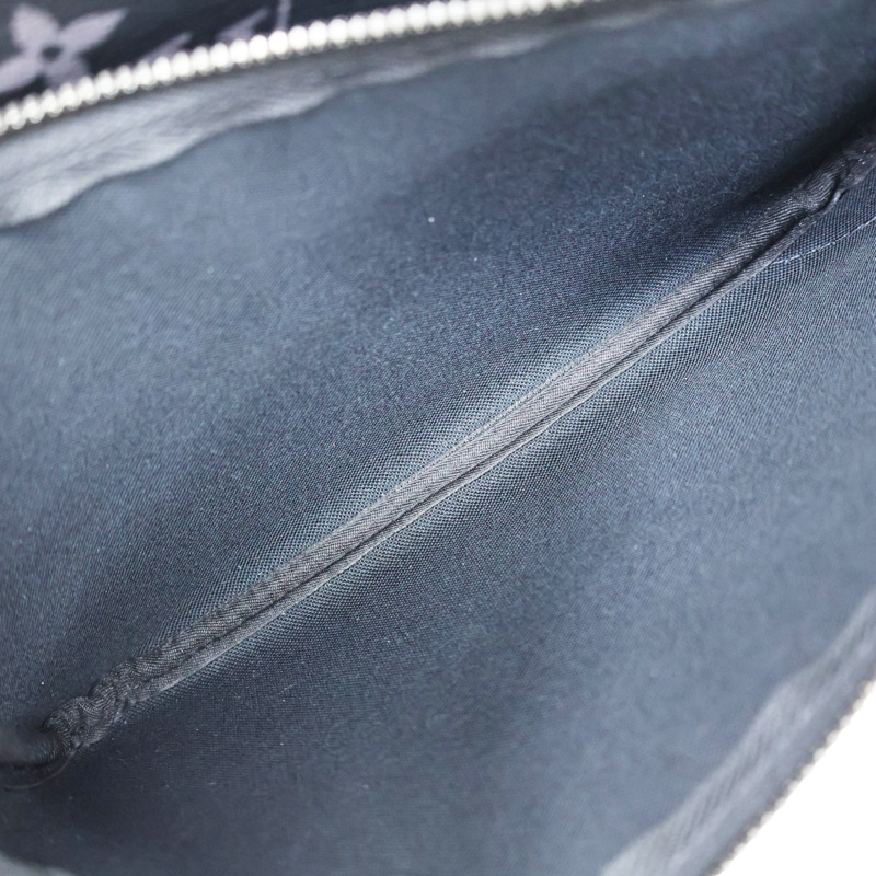 黑色 原花 PVC塗層帆布 Trio 郵差包 肩背包【LOUIS VUITTON LV 路易威登】 M69443-4