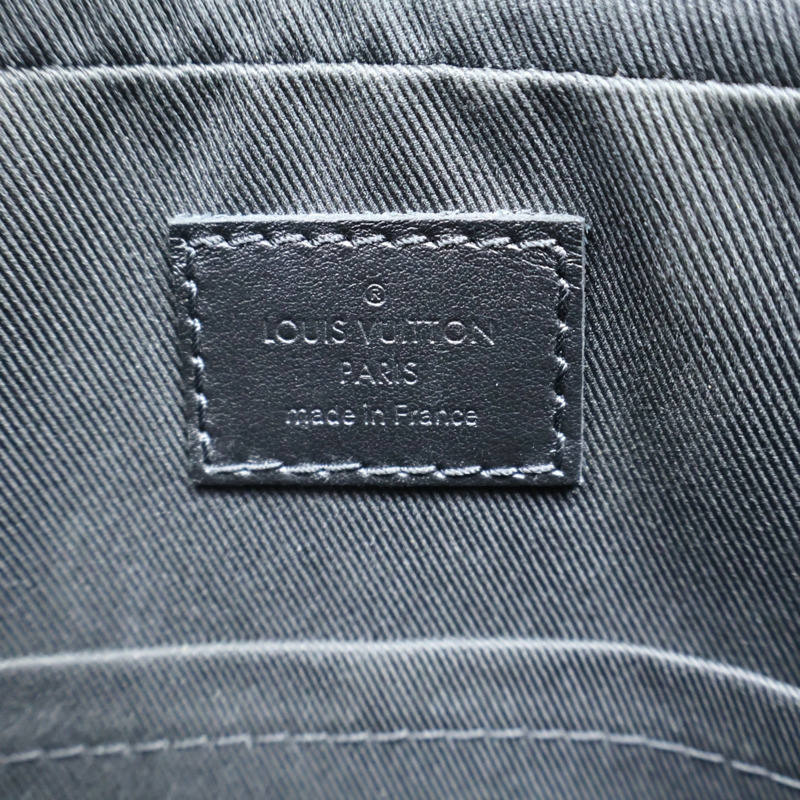 黑色 原花 PVC塗層帆布 Trio 郵差包 肩背包【LOUIS VUITTON LV 路易威登】 M69443-5