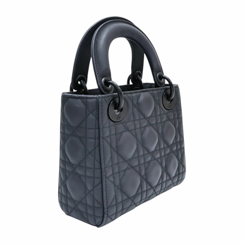 黑色 牛皮 Lady Dior Mini 兩用包【Dior 迪奧】 M0505SLOI-1