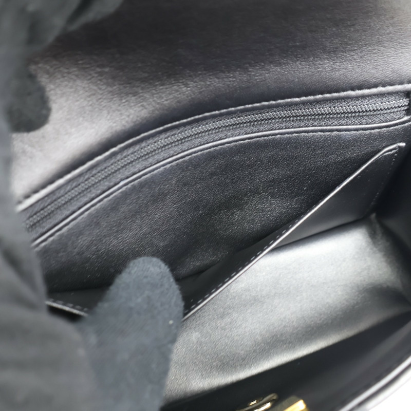 黑色羊皮 Coco Handle 鍊帶 肩背包 AS2431【CHANEL 香奈兒】 AS2431-3