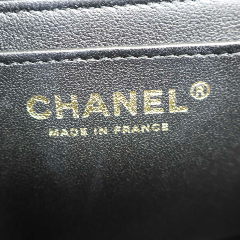 黑色羊皮 Coco Handle 鍊帶 肩背包 AS2431【CHANEL 香奈兒】 AS2431-6