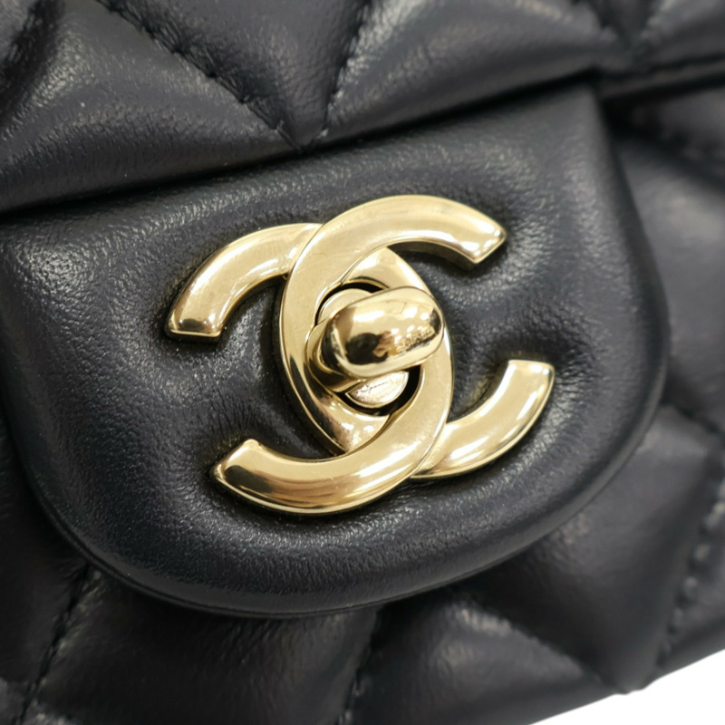 黑色羊皮 Coco Handle 鍊帶 肩背包 AS2431【CHANEL 香奈兒】 AS2431-8