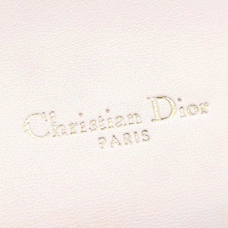 粉色 羊皮 Miss Dior Medium 肩背包【Dior 迪奧】-4