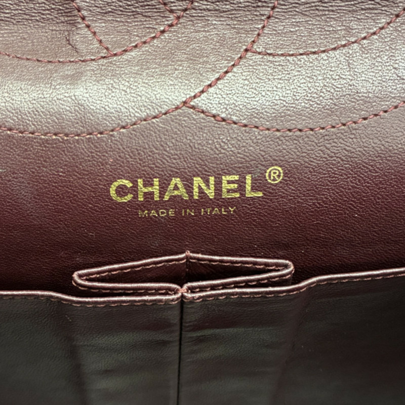 黑色 牛皮 2.55 FlapBag Large 肩背包【CHANEL 香奈兒】 A37587-4