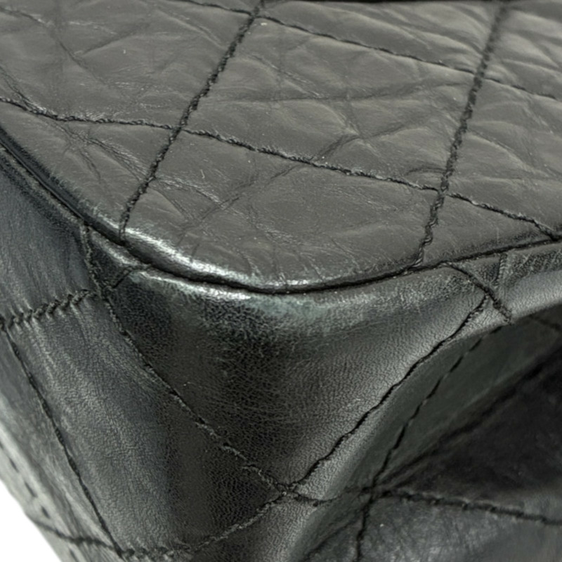 黑色 牛皮 2.55 FlapBag Large 肩背包【CHANEL 香奈兒】 A37587-12