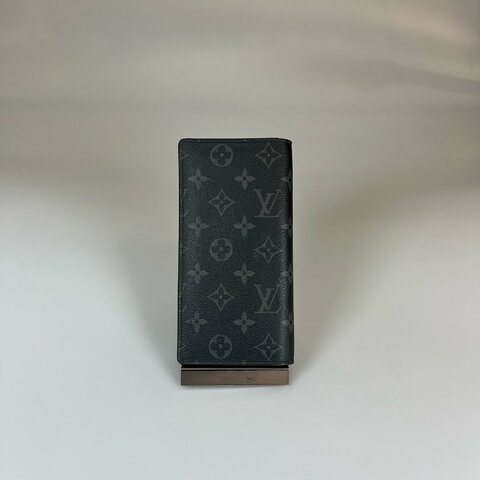 LV M61697  黑老花對開長夾