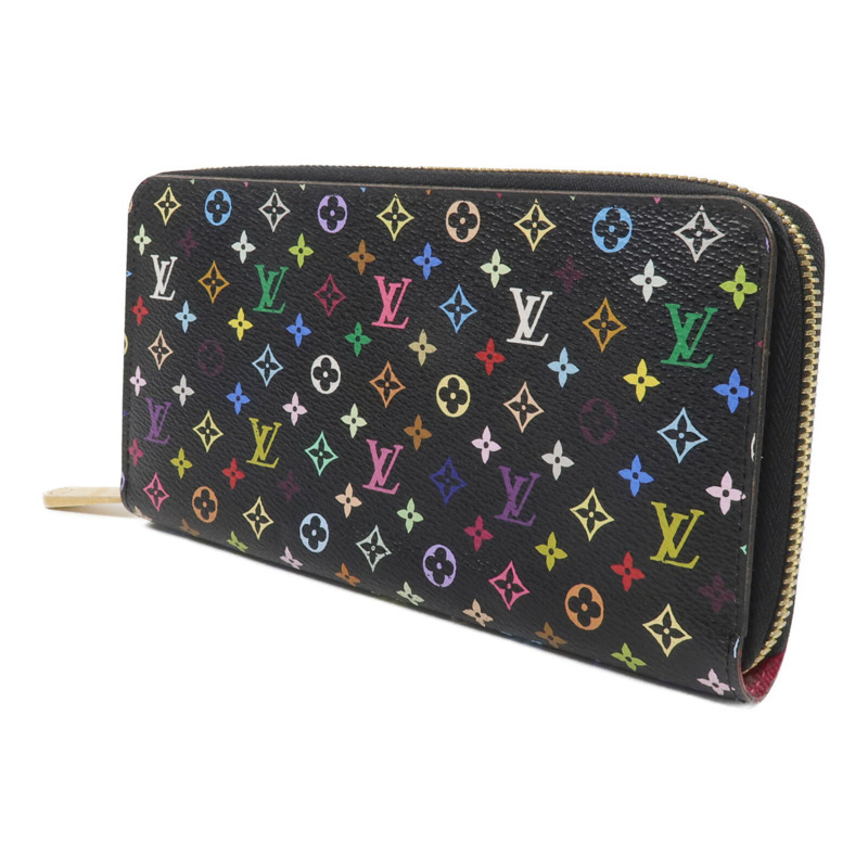 LOUIS VUITTON Monogram Multicolore Zippy Wallet長錢包-1