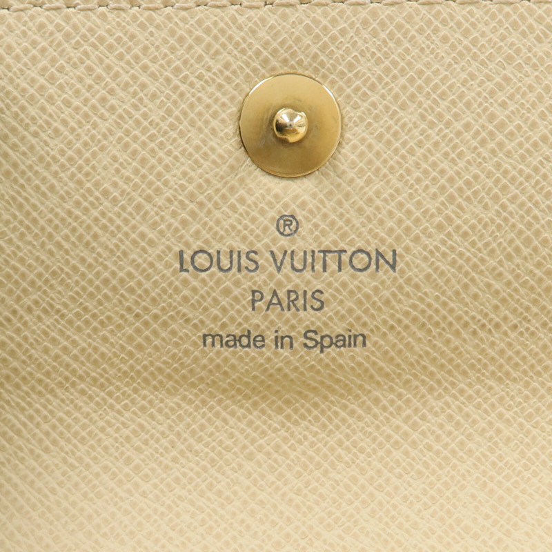 LOUIS VUITTON Damier Azur Portefeuille Alexandra錢包-7