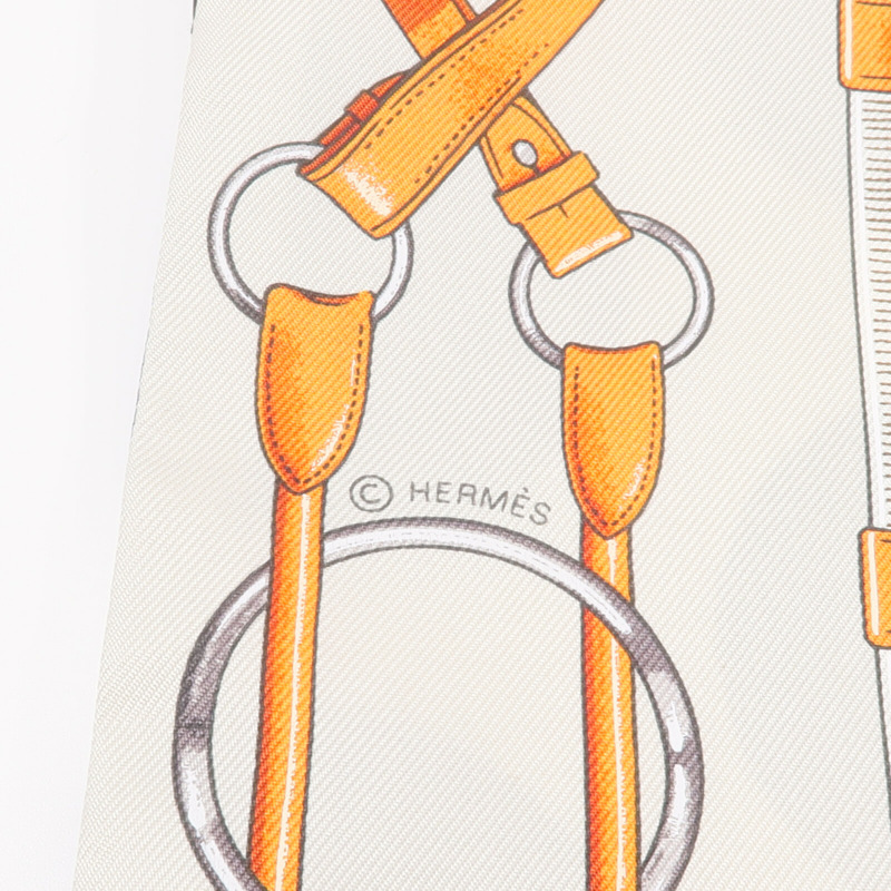 HERMES 絲質Maxi Twilly絲巾-7