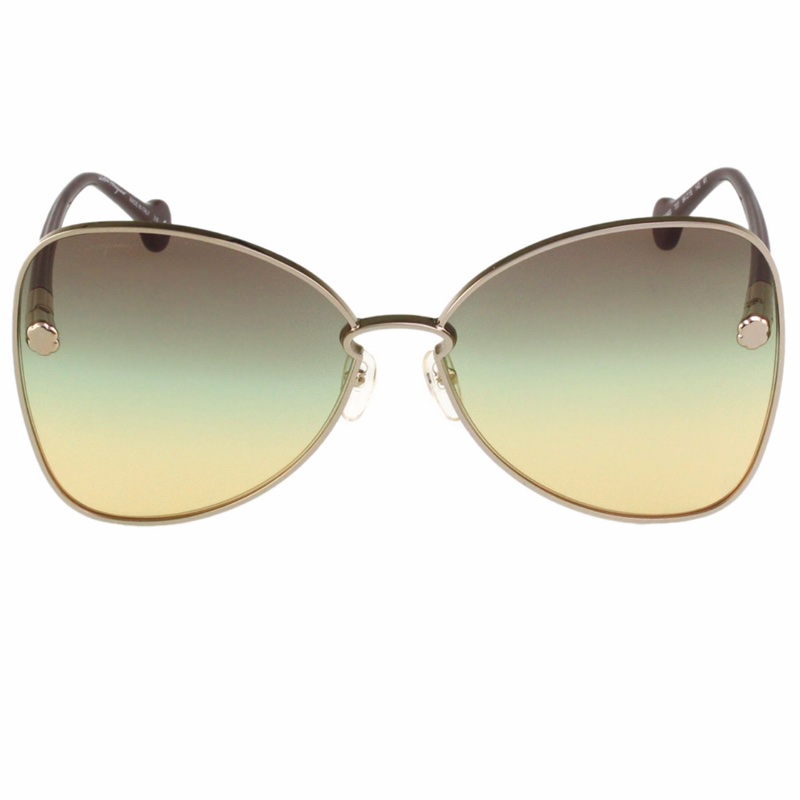 Salvatore Ferragamo 太陽眼鏡(金色)-2