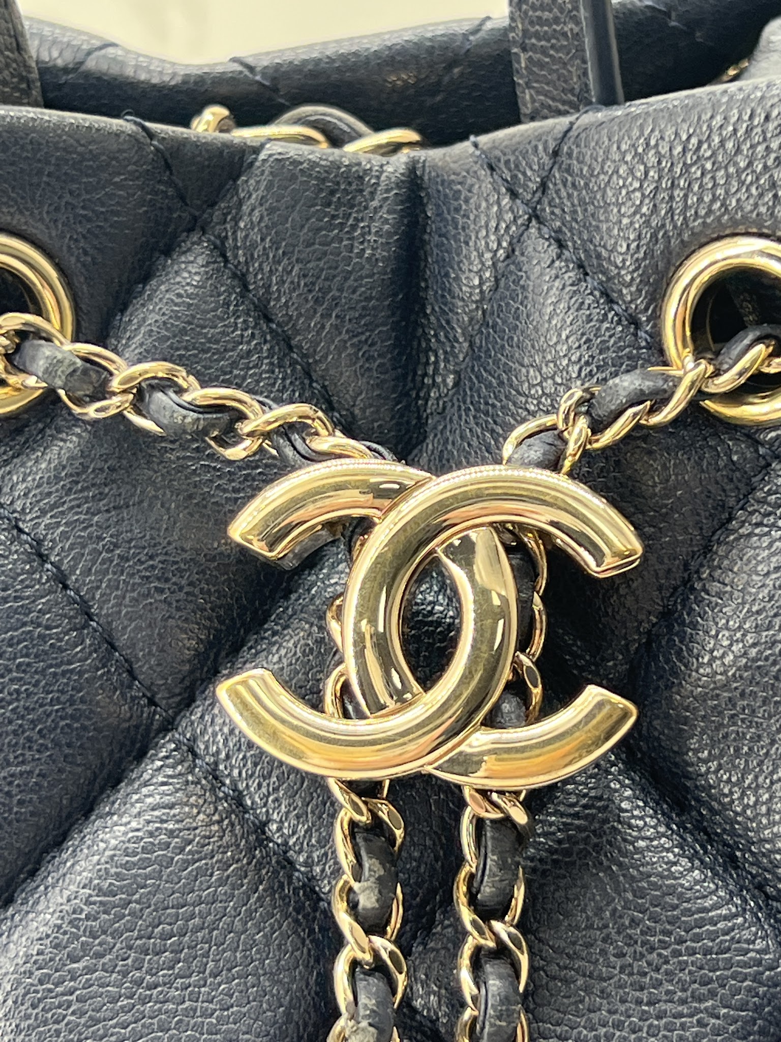 香緹國際精品 CHANEL 抽繩 水桶包 保卡款 28開 983-1