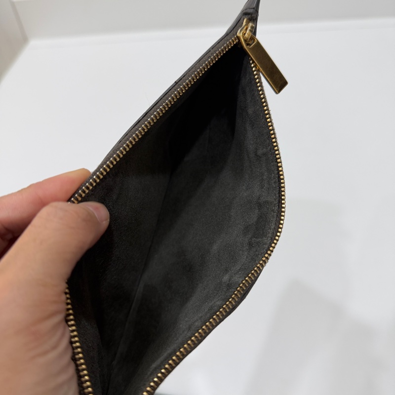 YSL Yves Saint Laurent 聖羅蘭 灰色 子母包 購物袋 托特包 購物包 登機袋 肩背包 側背包-24