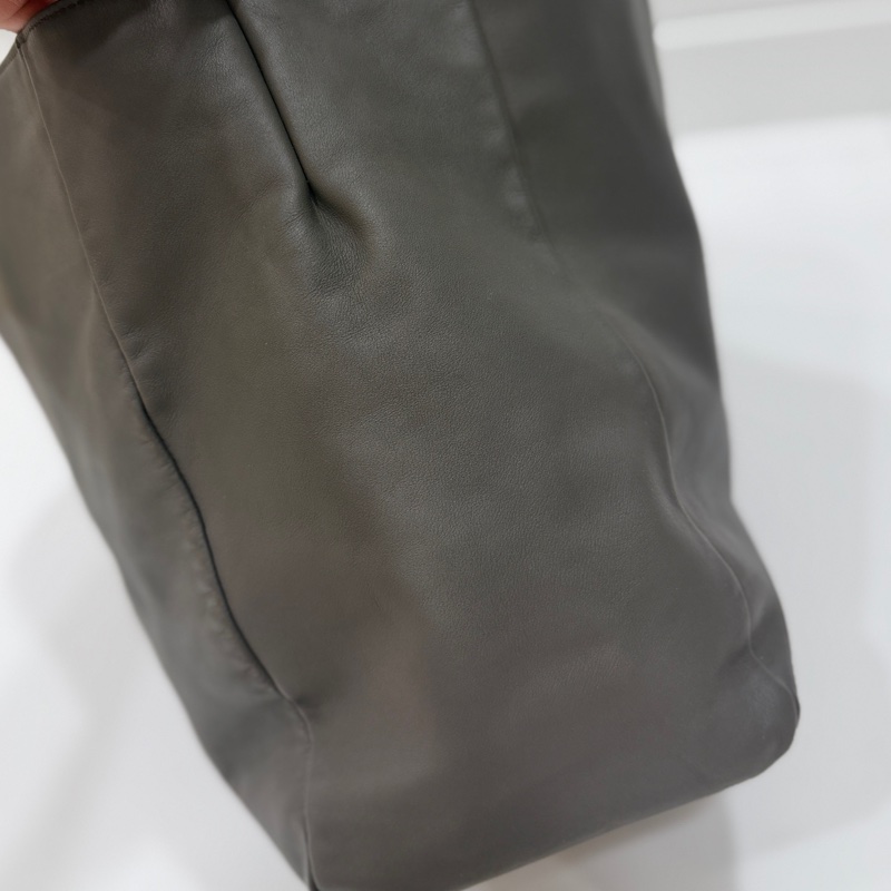 YSL Yves Saint Laurent 聖羅蘭 灰色 子母包 購物袋 托特包 購物包 登機袋 肩背包 側背包-28