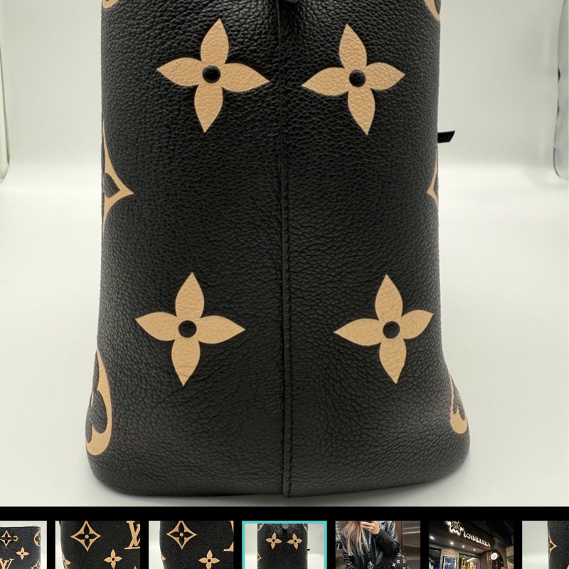 LOUIS VUITTON 路易威登 LV 肩背包 水桶包 老花壓紋-4