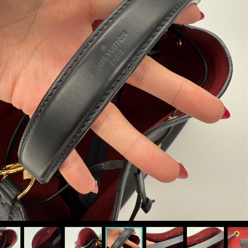 LOUIS VUITTON 路易威登 LV 肩背包 水桶包 老花壓紋-6